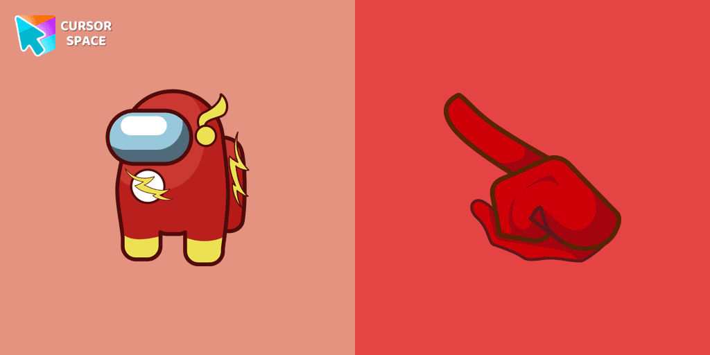 Among Us The Flash Character cursor
